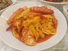 大虾烧白菜-良友·海鲜青岛菜(五四广场店)