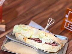 黑椒牛肉恰巴塔-CAMP.33露营烤肉·团建聚餐(创智天地店)