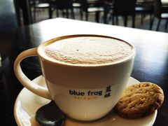 拿铁咖啡-bluefrog蓝蛙(皇庭广场店)