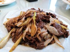 葱爆羊肉-南来顺饭庄·清真(南菜园店)
