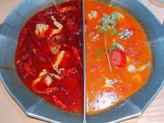 鸳鸯锅-麻田会 ·鲜活现烹·牛蛙火锅(珠江新城维家思广场店)