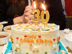 -咖咖熊蛋糕定制·英国蓝风车动物性淡奶油