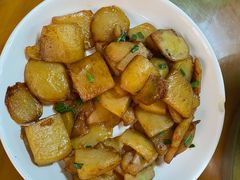 小葱农家土豆-芦茨金富饭庄·25年老字号·专做稻草鸡