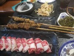 大漠红柳枝羊肉串-羊肉街口老银川滩羊涮肉馆