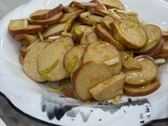 素鸡炒蒜苗-宝发园名菜馆