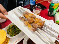 只放盐的羊肉串-红柳枝滩羊烧烤·非遗