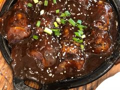 铁板烧汁茄子-北平小馆·烤鸭·家常菜(磨房北里店)