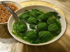 翡翠圆子汤-柏合黄记豆腐皮饭店