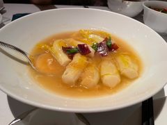 瑶柱鸡汤娃娃菜-悦轩中餐厅·高空江景·杭州柏悦酒店