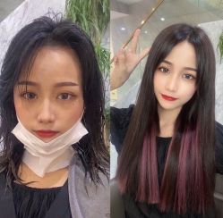 点击看大图 -3AM HAIR SALON染发接发