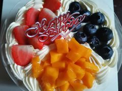 6英寸蓝莓芒果双拼蛋糕-卡漫莫尼蛋糕(徐汇店)