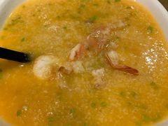 虾头油鸡肉粒明虾粥-石头咕(葵蓬店)