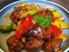 香蒜一口雪花牛肉粒-源·新派中西餐厅(青蓝山美食一条街店)