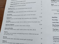 菜单-The Meat & Wine Co Southbank(南岸店)