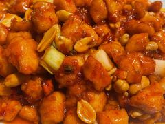 宫保鸡丁-华盛园卷子王农家菜水库鱼