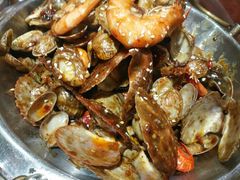 -东来菜馆•手抓海鲜家常菜•海鲜锅贴(鸽子窝店)