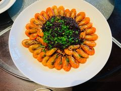 干菜蒸河虾-杭州西子湖四季酒店·金沙厅