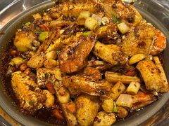 怪味干锅（虾拼鸡中翅）-乔一乔怪味干锅(武侯欢肆店)