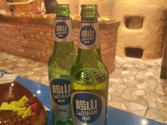 青岛崂山-破瓦寒窑·地摊烤羊排