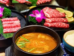 -明洞阿姨·韩式酱蟹烤肉·创意料理(三元桥店)