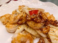 黑松露虾仁山药-民族饭店-四季餐厅