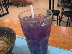 -蝶豆花蓝面条