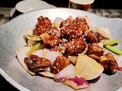 蒜香蜜汁排骨-绿茶餐厅(松江万达店)