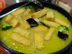 鸡汁豆腐-刘胖子家常菜·蹄花焖藕(中南店)