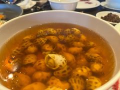 古越陈酿煮花螺-杭州西子湖四季酒店·金沙厅