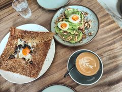 鸡蛋蘑菇熏肉荞麦可丽饼-RAC BAR(安福路店)