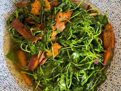 金花菜蚌肉-金典银峰老鹅馆·昆山菜(亭林公园店)