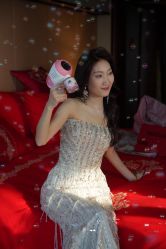 -桃子造型婚纱礼服(凤起广场店)