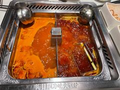 牛油麻辣锅底-海底捞火锅(长宁路龙之梦店)