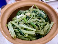 虾酱通菜-凤城康记饭店