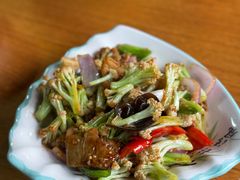 干锅菜花-遇见小院—虹鳟鱼•农家菜(怀柔店)