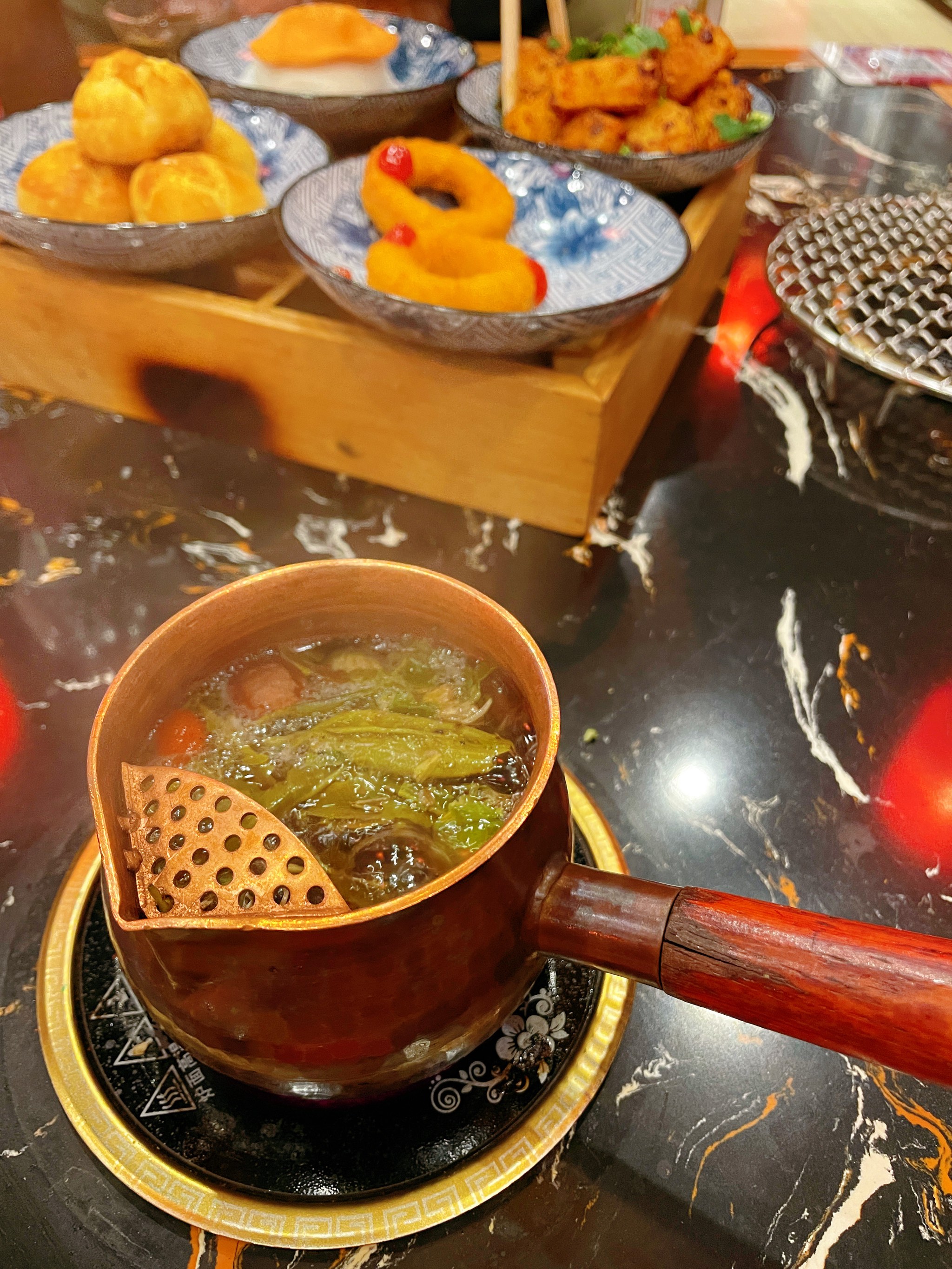 烤罐茶图片