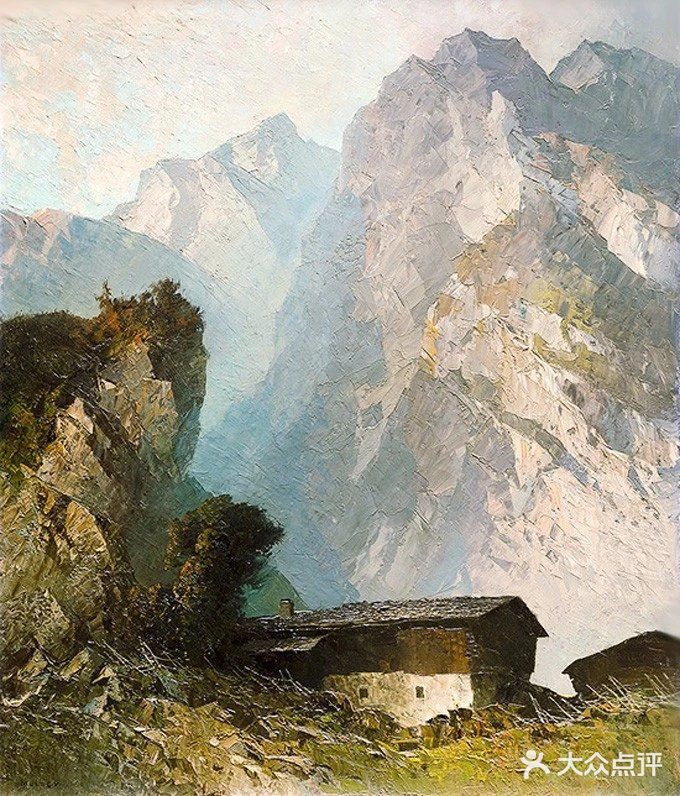 我想住在这里,奥地利画家穆利的山村油画,无言之美!