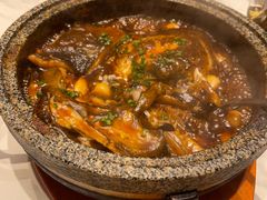 砂锅蝶鱼头-新海渔港·胶东海鲜家常菜·家宴(奥体中心店)