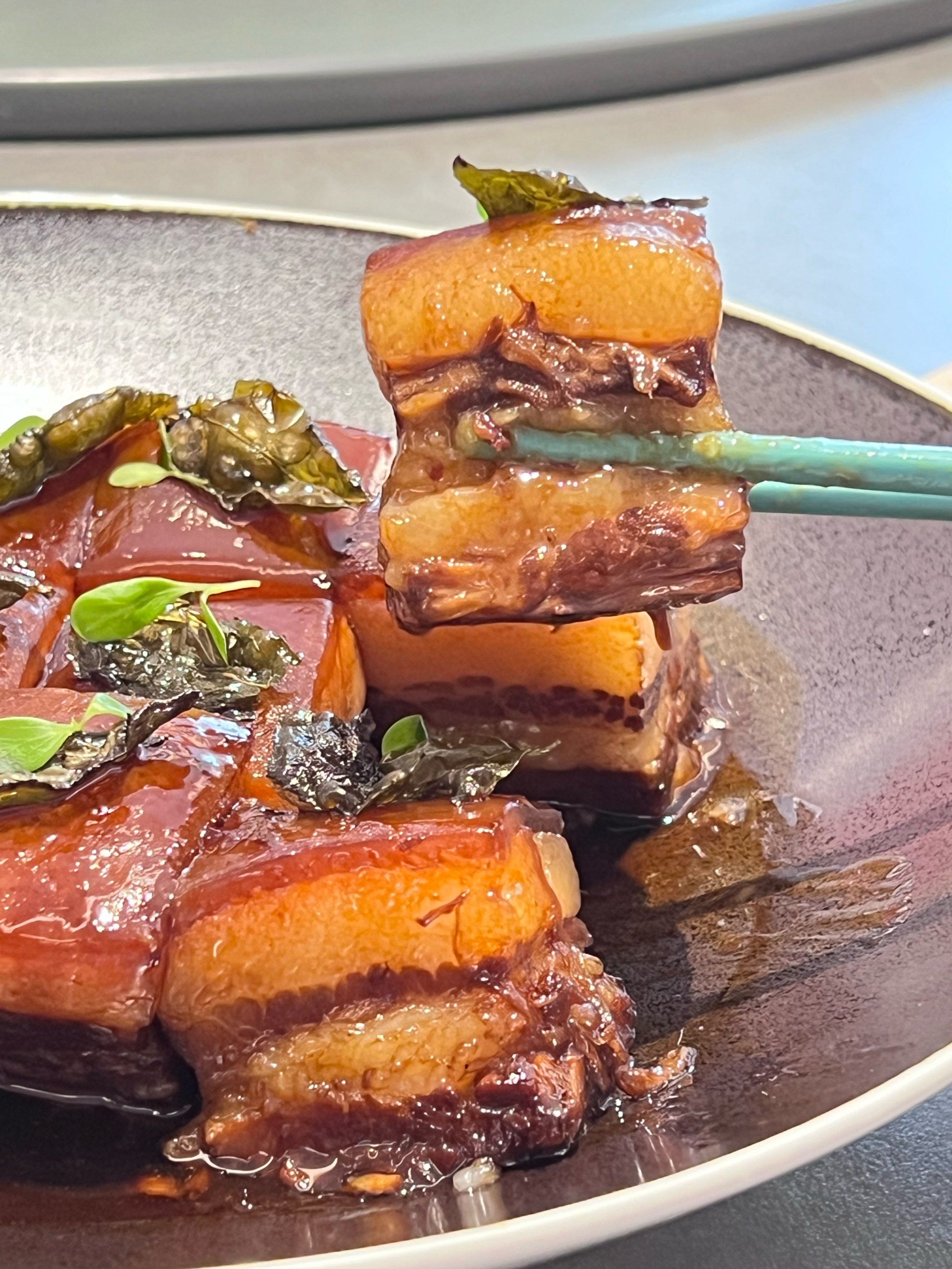 被这一块红烧肉馋的五迷三道的!