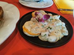 烤酥合配奶油烩蘑菇-申德勒加油站西餐厅(日坛路总店)