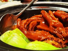 花菇鲍汁扣鹅掌-誉八仙酒楼(静安大悦城店)
