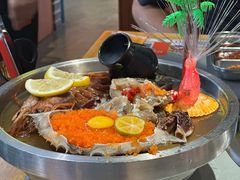 -明洞阿姨·韩式酱蟹烤肉·创意料理(三元桥店)