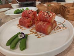 红米脆网带子鲜虾肠-麒麟中餐厅·经典粤菜·地道菜式老字号(广州长隆酒店)