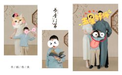 -时光纪亲子全家福照相馆(静安店母女写真父母纪念照)
