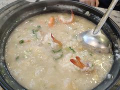鲜虾干贝砂锅粥-肉神潮汕卤鹅
