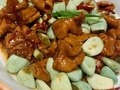 腊八蒜烧肥肠-福海居烤鸭店(鸟巢店)