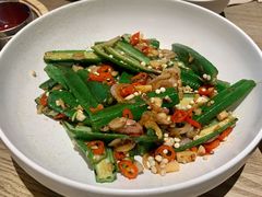 小炒秋葵-小大董·烤鸭(凤凰汇店)