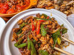 -东来菜馆•手抓海鲜家常菜•海鲜锅贴(鸽子窝店)