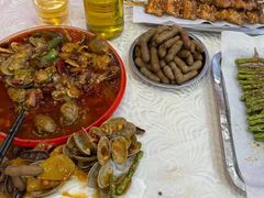 -海盗船. 龙虾烧烤. 酒馆