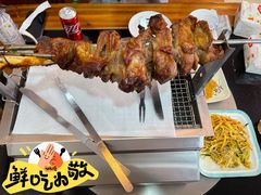 -土灶台东北大块肉烧烤(风景城邦店)